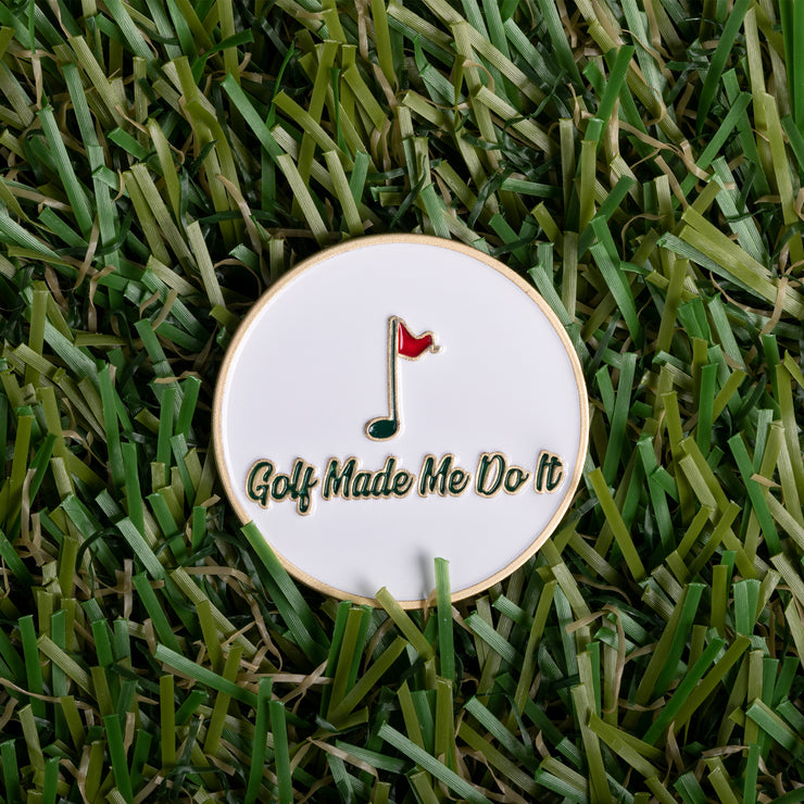 Ace Ball Marker - White / Green / Gold / Red