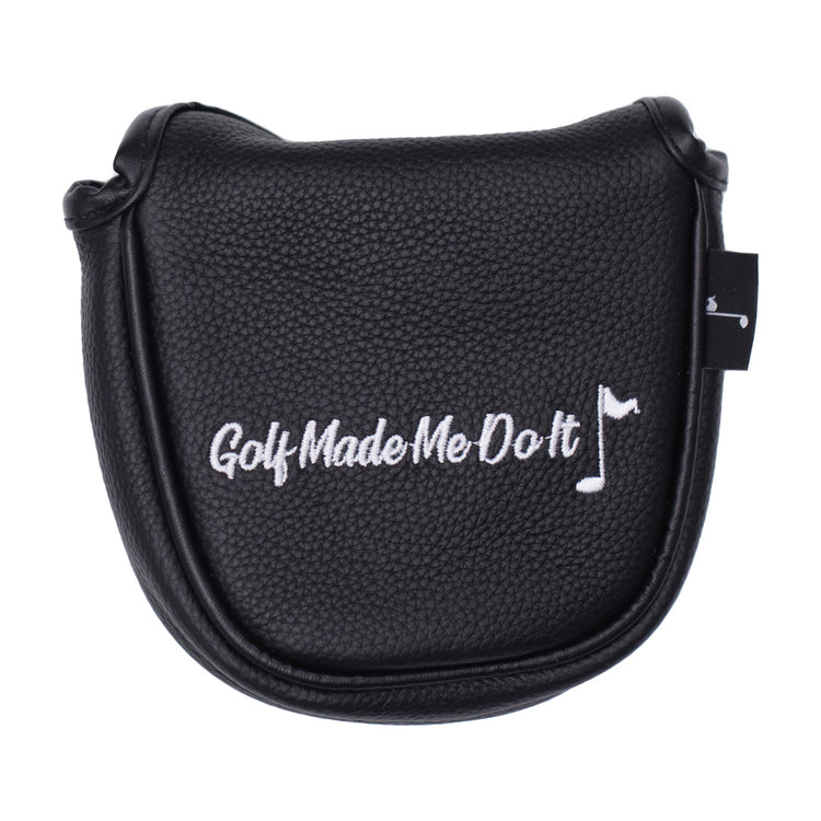 Orolotay Magnetische Golf-Putter-Abdeckung – PU-Mallet-Putter-Schutz, Magnetverschluss, Stilvolles Streifen-Design, Schwarz Orolotay Magnetische Golf-Putter-Abdeckung – PU-Mallet-Putter-Schutz, Magnetverschluss, Stilvolles Streifen-Design, Schwarz