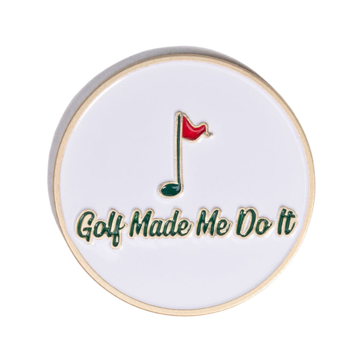 Ace Ball Marker - White / Green / Gold / Red