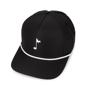 Melody Rope Hat - Black / White