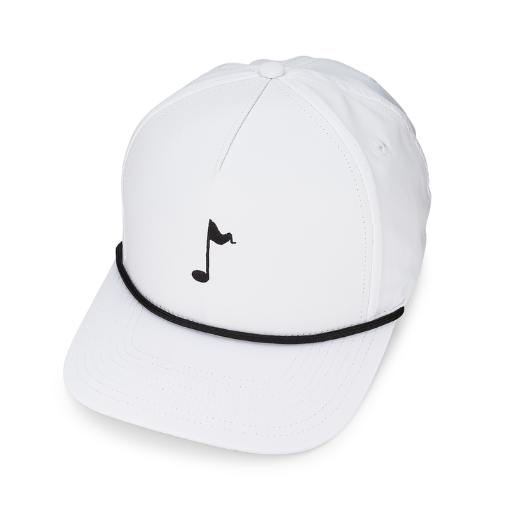 Melody Rope Hat - White / Black