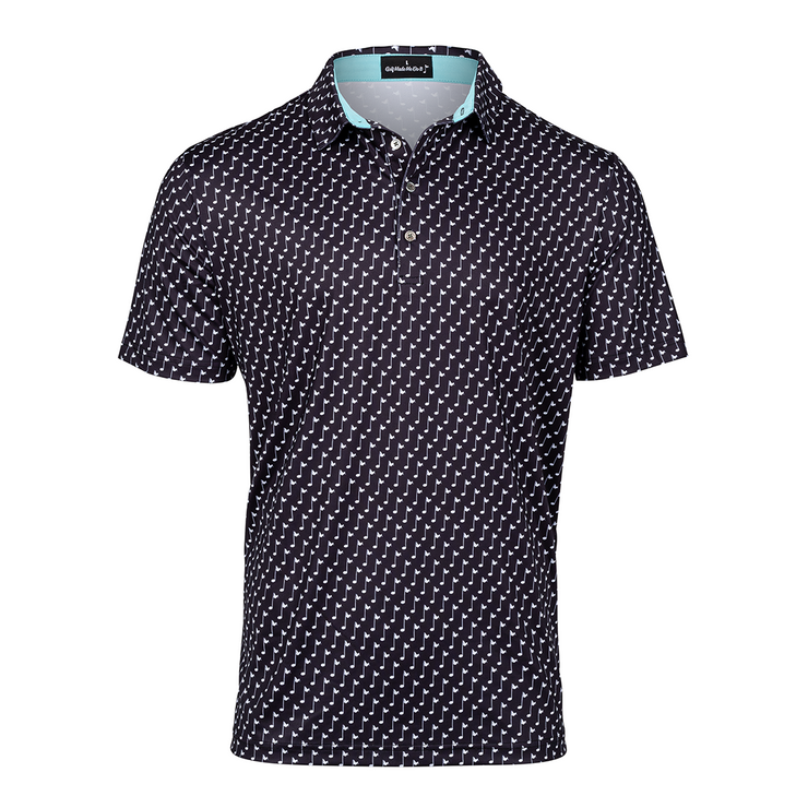 Sounds of Golf Polo - Black / White